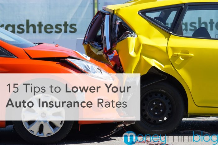 How to lower car insurance rates